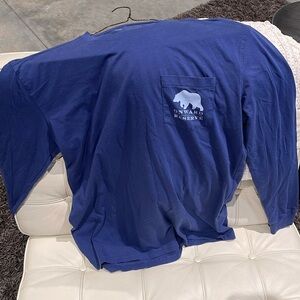 Onward Reserve Long Sleeve Mens T shirt Blue